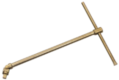16. Pokrętło nieiskrzące poprzeczne typu T z przegubem 1/2″
